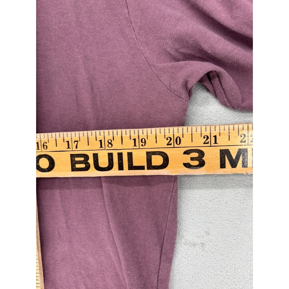 Mother The LS Twister Crop Move It Long Sleeve Tee Plum Purple Small 8095-944 - Picture 6 of 9